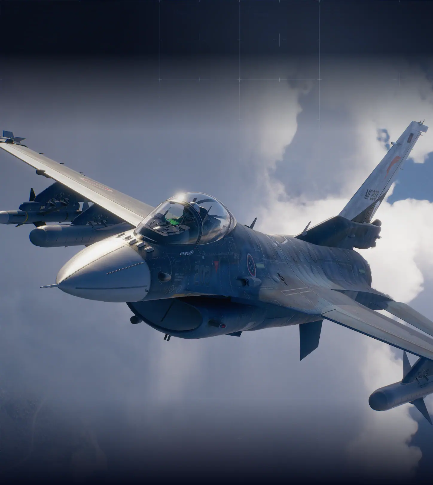 F-2A in the official ACE COMBAT 8 aircraft promotion