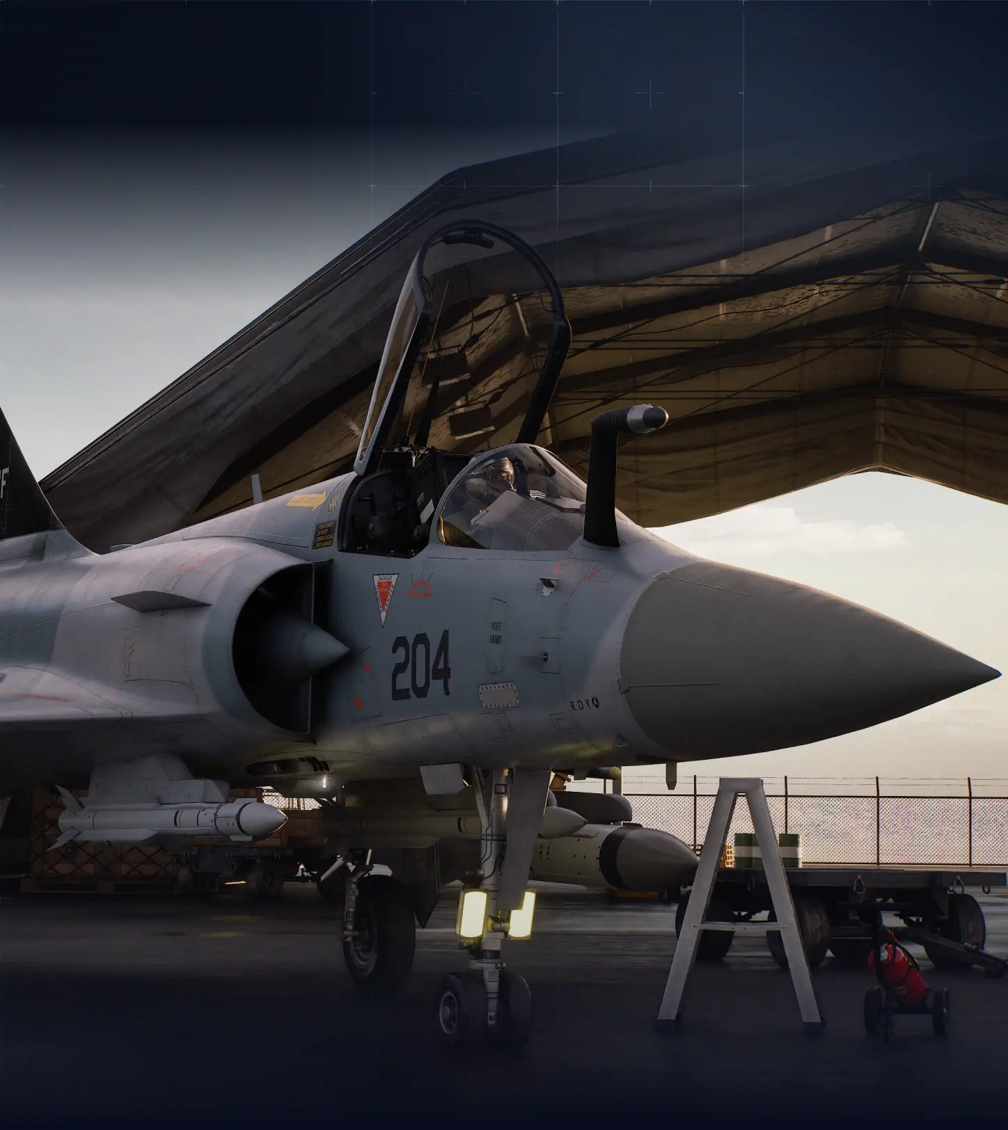 Mirage 2000-5 in the official ACE COMBAT 8 aircraft promotion