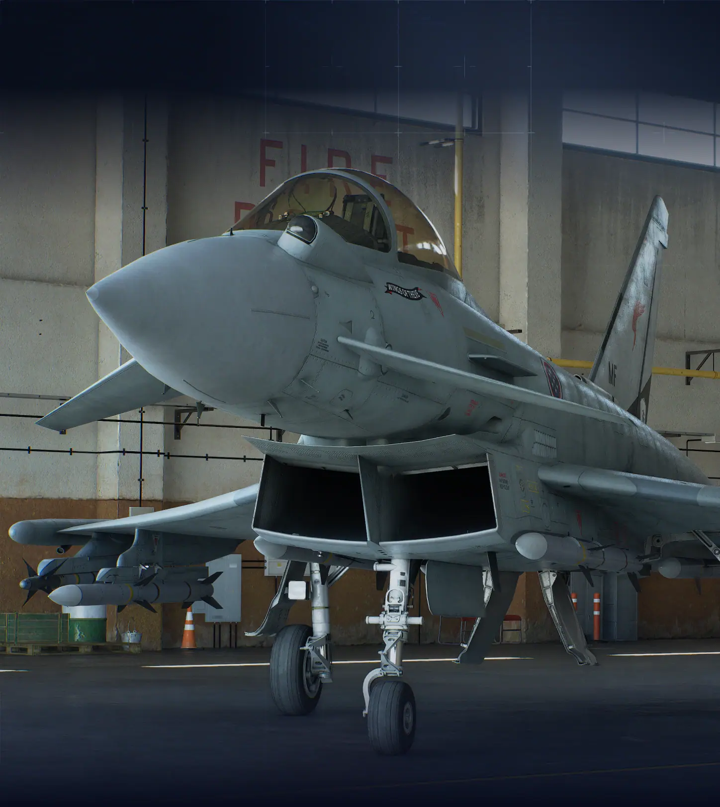 Typhoon in the official ACE COMBAT 8 aircraft promotion
